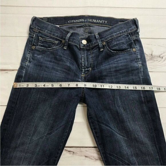 Citizens Of Humanity Womens Blue Mid Rise Pockets Bootcut Leg Denim Jeans Sz 27 - Picture 7 of 11